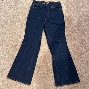 Abercrombie Like New Curve Love High Rise Vintage Flare Jean, 31 Short